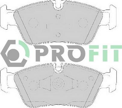 Profit 5000-1751 C - Kit de plaquettes de frein, frein à disque cwaw.fr