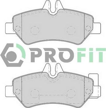 Profit 5000-1780 - Kit de plaquettes de frein, frein à disque cwaw.fr