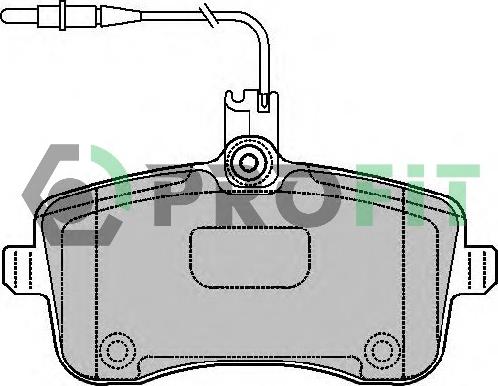 Profit 5000-1725 - Kit de plaquettes de frein, frein à disque cwaw.fr