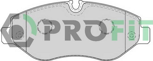 Profit 5000-1778 C - Kit de plaquettes de frein, frein à disque cwaw.fr