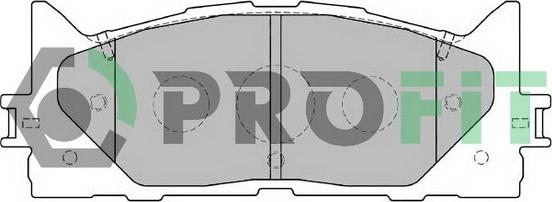 Profit 5000-2014 - Kit de plaquettes de frein, frein à disque cwaw.fr