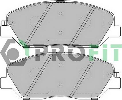 Profit 5000-2018 - Kit de plaquettes de frein, frein à disque cwaw.fr