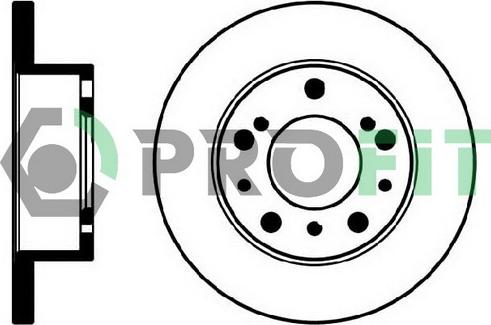 Profit 5010-0063 - Disque de frein cwaw.fr