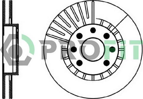 Profit 5010-0206 - Disque de frein cwaw.fr