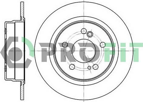 Profit 5010-0224 - Disque de frein cwaw.fr