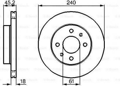 Delphi BG2565 - Disque de frein cwaw.fr