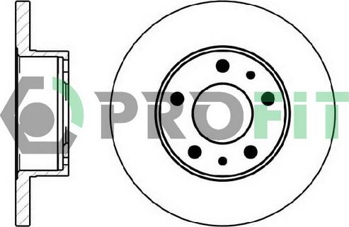 Profit 5010-0758 - Disque de frein cwaw.fr