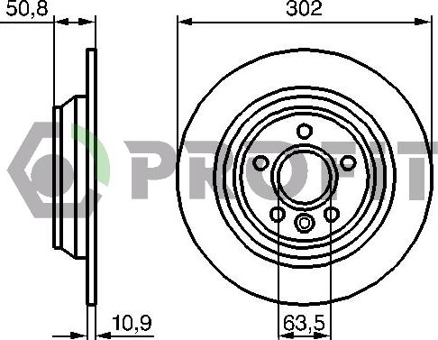 Profit 5010-1616 - Disque de frein cwaw.fr