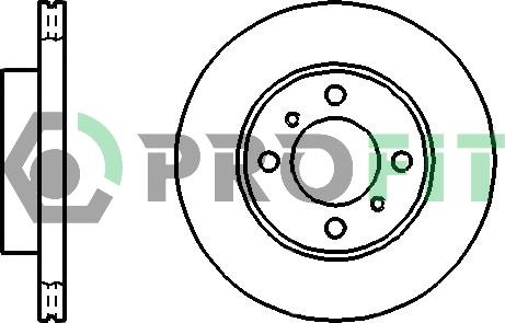 Profit 5010-1005 - Disque de frein cwaw.fr