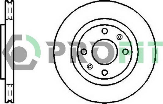 Profit 5010-1140 - Disque de frein cwaw.fr