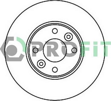 Profit 5010-1201 - Disque de frein cwaw.fr