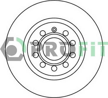 Profit 5010-1223 - Disque de frein cwaw.fr