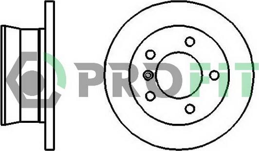 Profit 5010-2001 - Disque de frein cwaw.fr