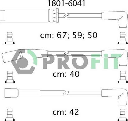 Profit 1801-6041 - Kit de câbles d'allumage cwaw.fr