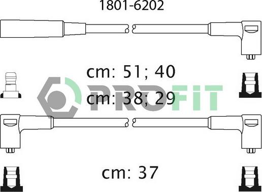 Profit 1801-6202 - Kit de câbles d'allumage cwaw.fr