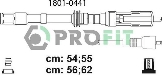 Profit 1801-0441 - Kit de câbles d'allumage cwaw.fr