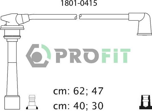 Profit 1801-0415 - Kit de câbles d'allumage cwaw.fr