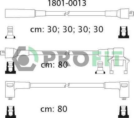 Profit 1801-0013 - Kit de câbles d'allumage cwaw.fr