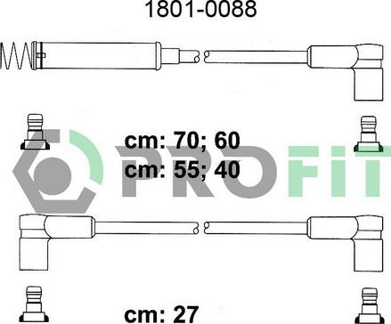 Profit 1801-0088 - Kit de câbles d'allumage cwaw.fr