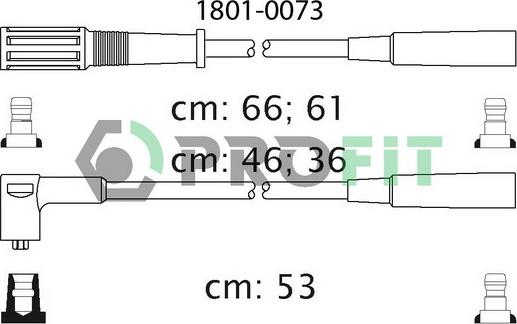 Profit 1801-0073 - Kit de câbles d'allumage cwaw.fr