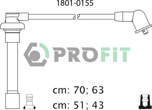 Profit 1801-0155 - Kit de câbles d'allumage cwaw.fr