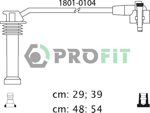 Profit 1801-0104 - Kit de câbles d'allumage cwaw.fr