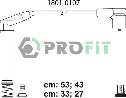 Profit 1801-0107 - Kit de câbles d'allumage cwaw.fr