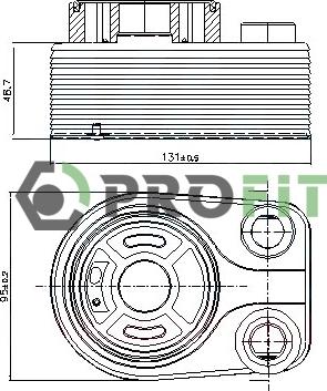 Profit 1745-0030 - Radiateur d'huile cwaw.fr