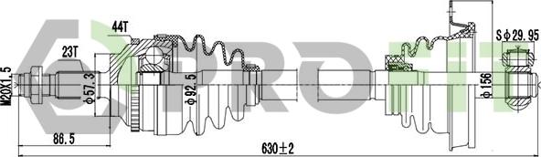 Profit 2730-0865 - Arbre de transmission cwaw.fr