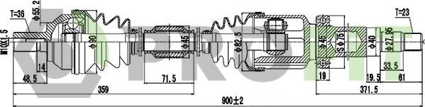 Profit 2730-0885 - Arbre de transmission cwaw.fr