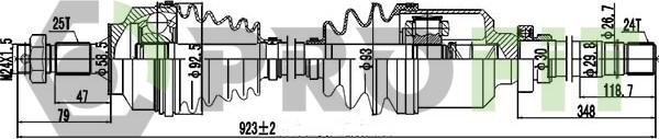 Profit 2730-0731 - Arbre de transmission cwaw.fr