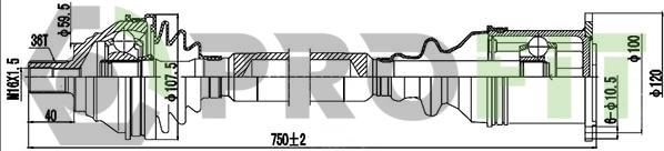 Profit 2730-1086 - Arbre de transmission cwaw.fr