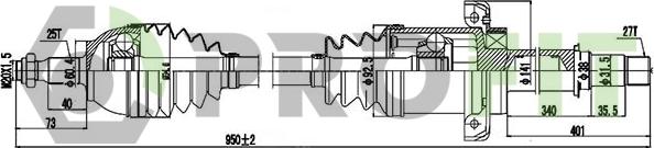 Profit 2730-1319 - Arbre de transmission cwaw.fr