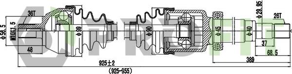 Profit 2730-3039 - Arbre de transmission cwaw.fr