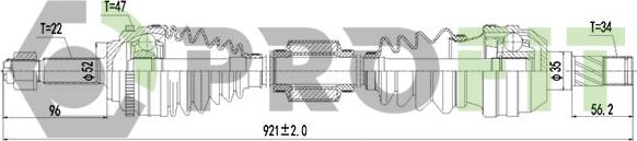 Profit 2730-3070 - Arbre de transmission cwaw.fr