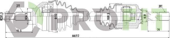 Profit 2730-3073 - Arbre de transmission cwaw.fr