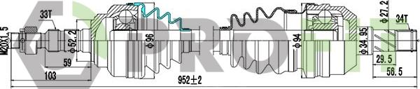 Profit 2730-3195 - Arbre de transmission cwaw.fr