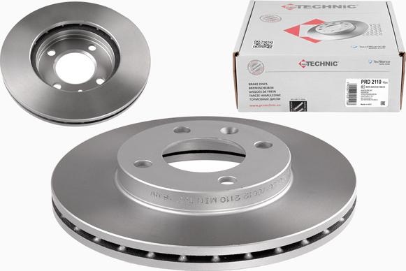 Protechnic PRD2110 - Disque de frein cwaw.fr