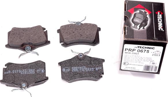 Protechnic PRP0675 - Kit de plaquettes de frein, frein à disque cwaw.fr