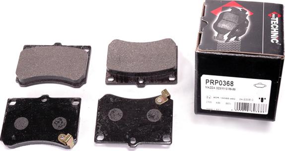 Protechnic PRP0368 - Kit de plaquettes de frein, frein à disque cwaw.fr