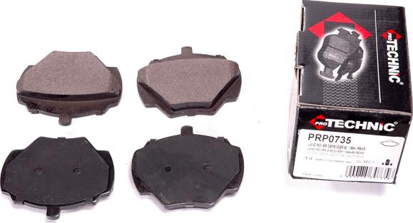 Protechnic PRP0735 - Kit de plaquettes de frein, frein à disque cwaw.fr