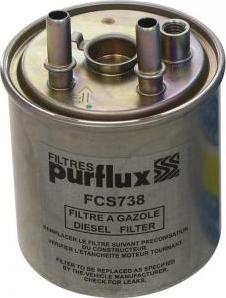 Purflux FCS738 - Filtre à carburant cwaw.fr