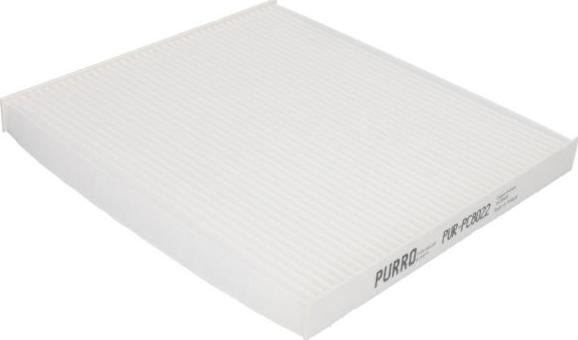 PURRO PUR-PC8022 - Filtre, air de l'habitacle cwaw.fr