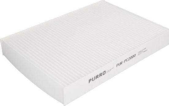 PURRO PUR-PC2000 - Filtre, air de l'habitacle cwaw.fr