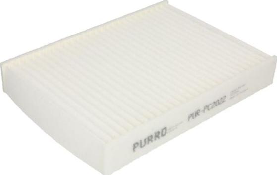 PURRO PUR-PC2022 - Filtre, air de l'habitacle cwaw.fr