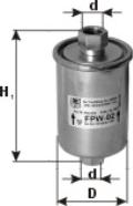 PZL Filters FPW07 - Filtre à carburant cwaw.fr