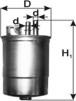 PZL Filters PD744 - Filtre à carburant cwaw.fr