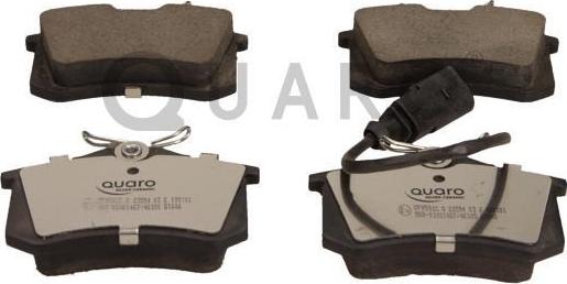 QUARO QP9596C - Kit de plaquettes de frein, frein à disque cwaw.fr