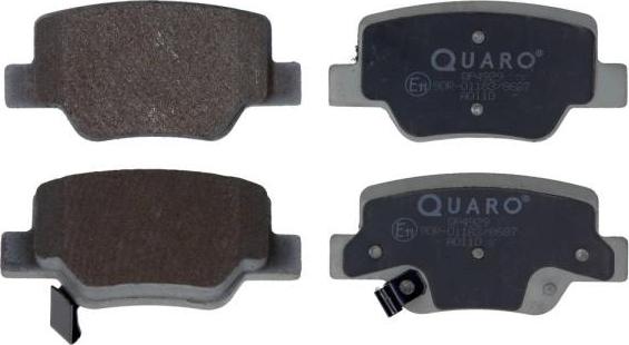 QUARO QP4929 - Kit de plaquettes de frein, frein à disque cwaw.fr