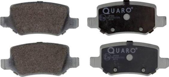 QUARO QP4099 - Kit de plaquettes de frein, frein à disque cwaw.fr